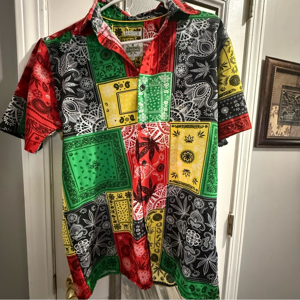 Hobo retro patchwork top men’s small - Picture 2 of 4